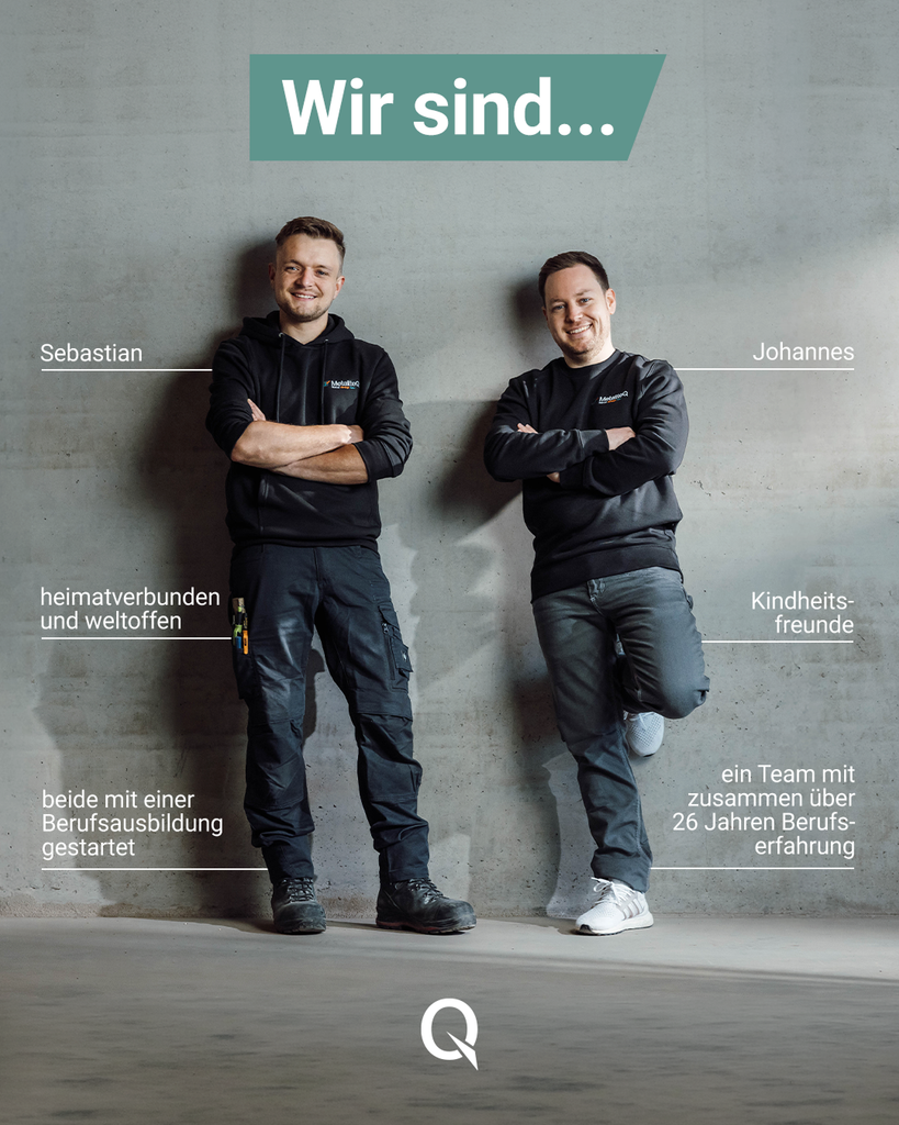 MetallteQ-Team auf Infografik-Design